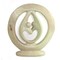 Natural Soapstone Shelf Decor with Satin Smooth Hand-Finished Accent for Earthy Living Spaces
